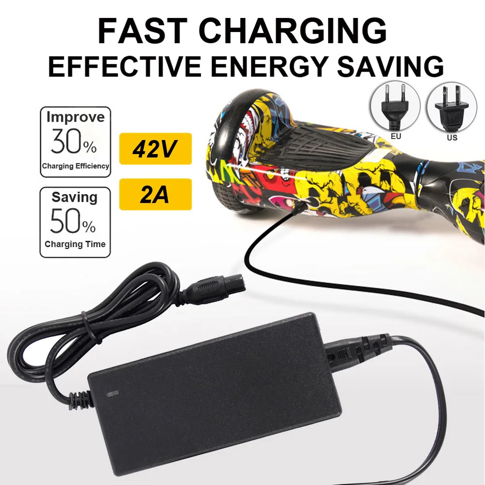 

42V 2A Universal Battery Charger Made Of Durable And Fireproof Material For Hoverboard Smart Balance Scooter Hoverboard