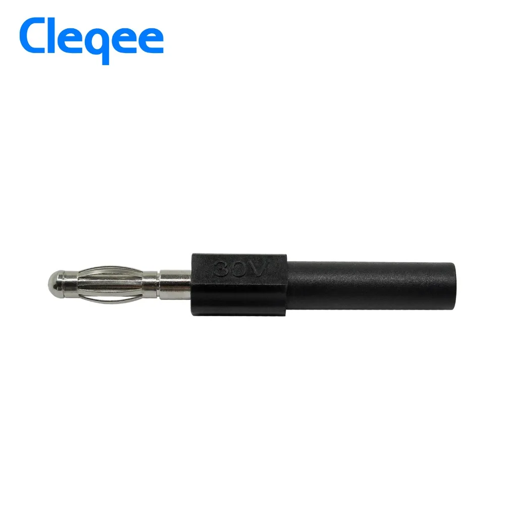 Cleqee P7024 2 шт. 2 мм Внутренняя пружина до 4 мм штекер переходник для вилки типа «банан» может быть подключен к общей 2 мм мультиметра