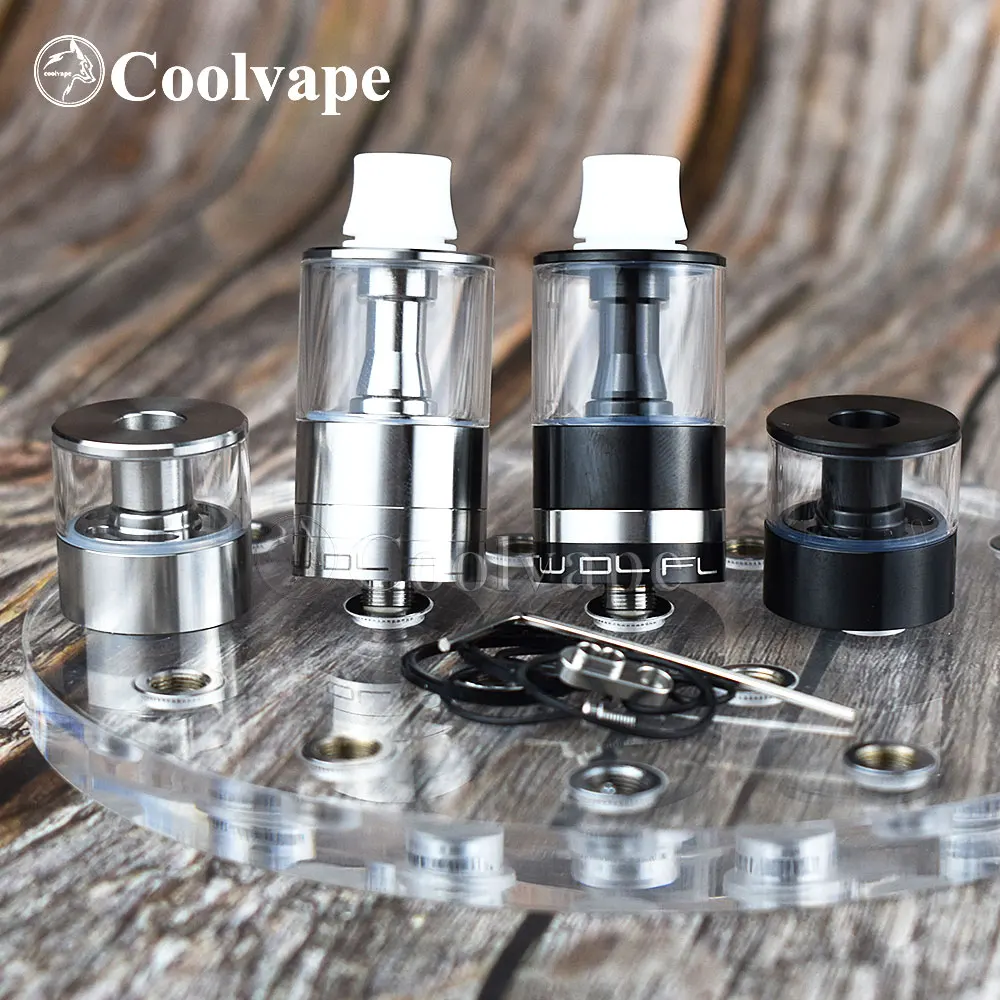 Dvarw DL FL rta 24mm ecigarette Atomizer 6ml Capacity 316 Stainless