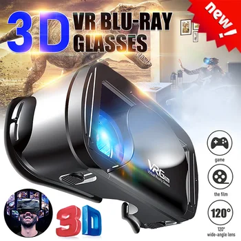 

New VGR Pro 3D VR Glasses Virtual Reality Full Screen Visual Wide Angle VR Glasses Box for 5 to 7 inch Smartphone Eyeglasses