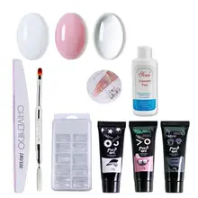 8 шт полигелевый набор для ногтей быстрое расширение фототерапия дизайн ногтей для профессионального маникюрного салона DIY поддержка дропшиппинг