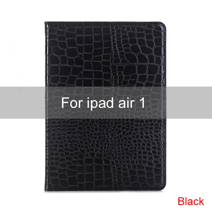 For ipad air 1 Essidi кожаный умный чехол для IPad Air 1 2 крокодиловая полоса планшетный ПК откидная крышка рукав для Ipad Air 1 2 с кошельком - Цвет: For ipad air 1