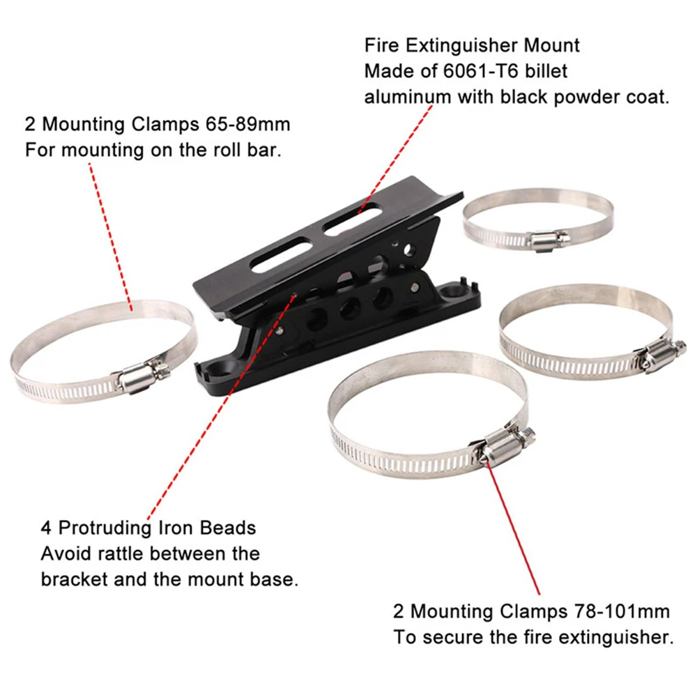 RERPRO Quick Release Fire Extinguisher Mount Brackets Holder