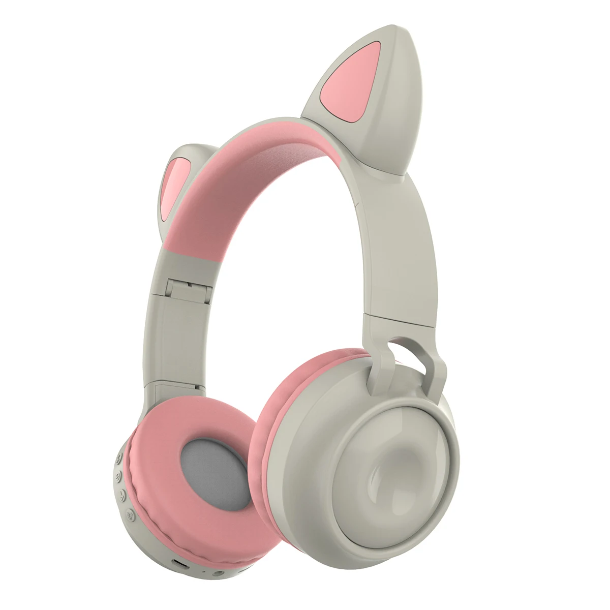 Wireless LED Cat Ear Noise Cancelling Headphones Bluetooth 5 0 Young People Kids Headset Support TF Card 3 5mm Plug With Mic