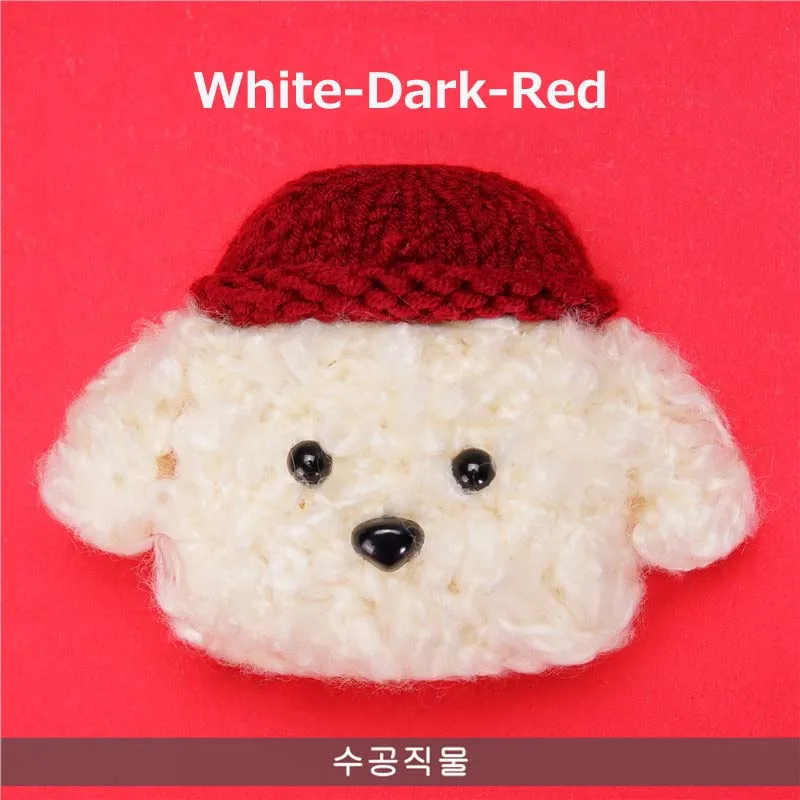 White-Dark-Red Для Air-Pods Pro Чехол вязаный плюшевый анти-потеря защитный чехол Чехлы с принтом из мультфильма для Airpods 3 беспроводные Bluetooth наушники аксессуары - Цвет: White-Dark-Red