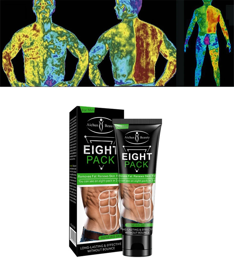 Men Stronger Muscle Eight Pack Cream 80g Fitness Belly Burning Muscle Body Fat Burning Reducing Gel Abdomen Weight Loss Products