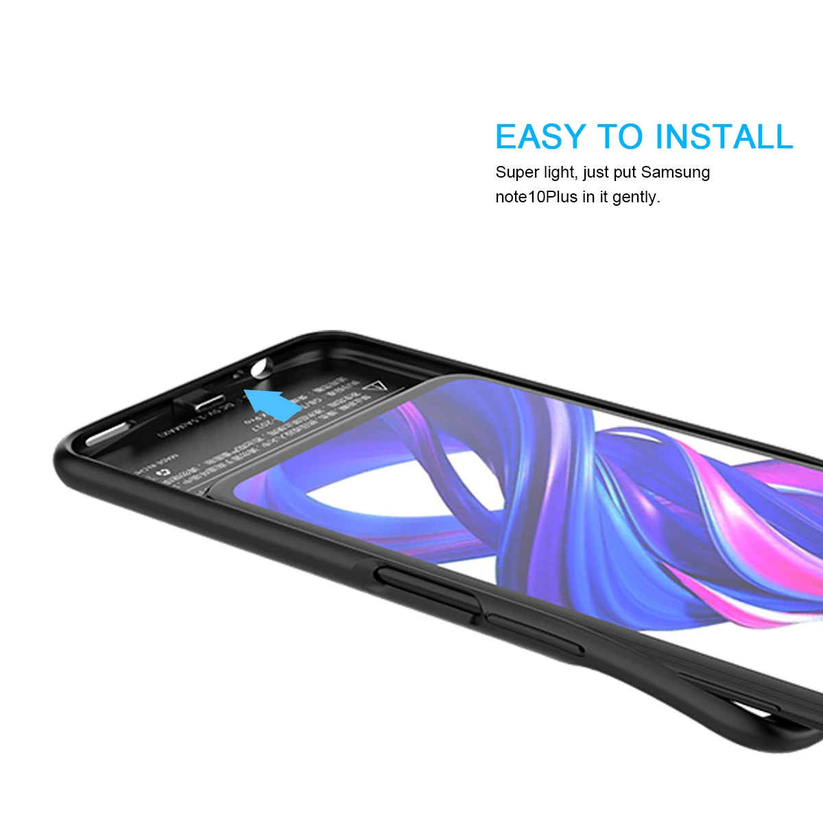 Для huawei Honor 9X Pro, 6000 мАч, чехол для зарядного устройства, расширенный аккумулятор, запасной внешний аккумулятор, чехол для аккумулятора, защитный чехол для телефона