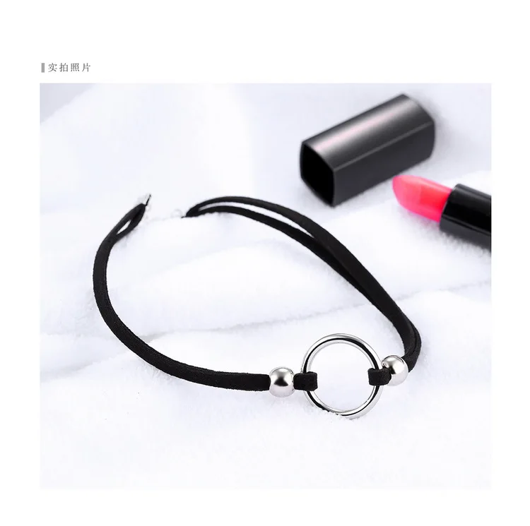 Корейский стиль, аксессуары, тонкое кольцо на шею, AliExpress, поставка товаров, элегантное короткое колье на шею, кольцо на шею Rx005