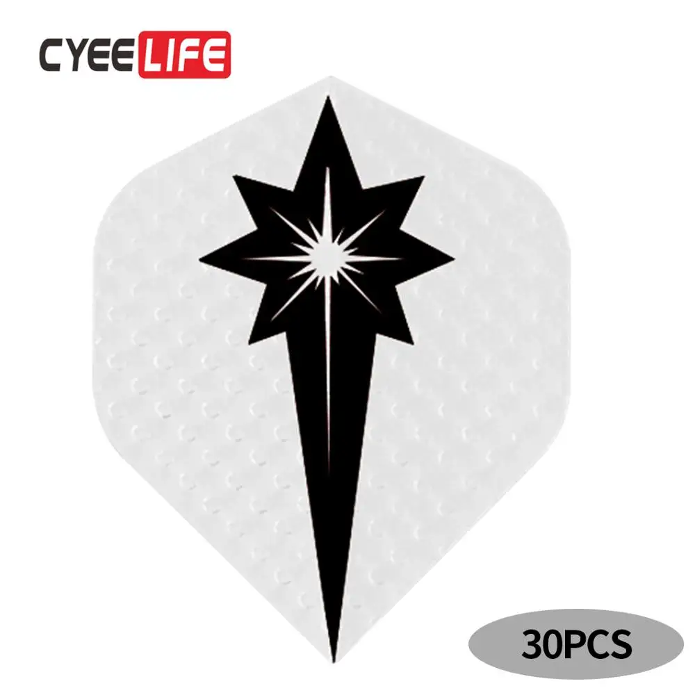Cyeelife 30 / 60 шт Дротика хвост 3D алюминиевой фольги профессиональные аксессуары для