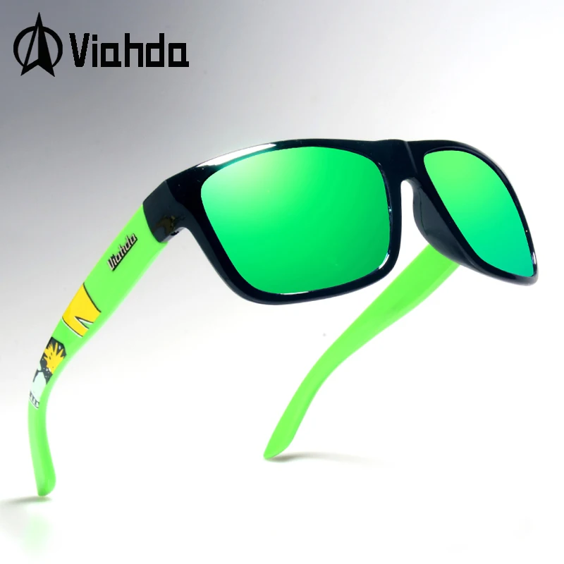 Viahda новые брендовые поляризованные солнцезащитные очки, квадратные спортивные солнцезащитные очки, очки для рыбалки, мужские солнцезащитные очки для мужчин Gafas