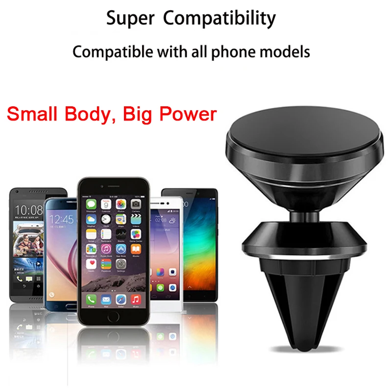 Автомобильный держатель для телефона универсальный магнитный Samsung A50 на 360