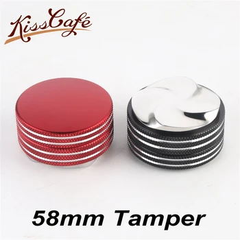 

58mm Adjustable 304 Stainless Steel Coffee Tamper Four Angled Slopes Base Adjustable Distribution Espresso Tools Barista