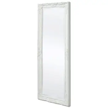 

【AU Warehouse】Furniture Wall Mirror Baroque Style 140x50 cm White