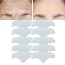 10 sztuk przeciwzmarszczkowe czoło łatki usuwanie nawilżający Anti-aging zwiotczenie zmarszczki wygładzanie linie blokowanie wilgoci wilgoci