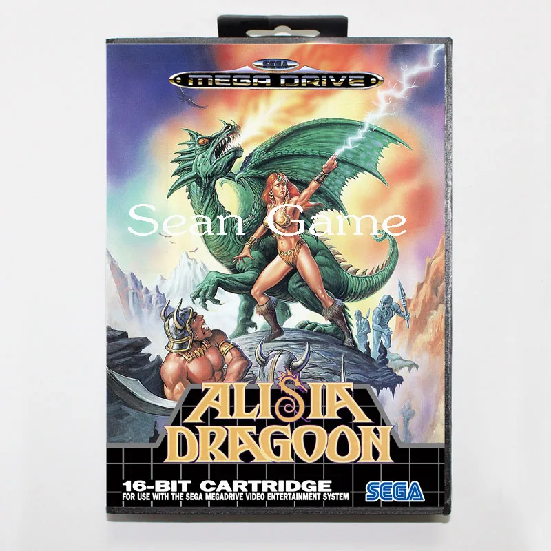 Престационарная 16-битная игровая карта Elevata MD для Sega Mega Drive чехол dragoon alisia в