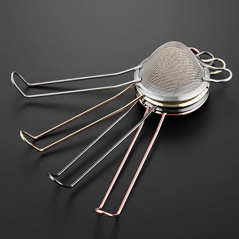 Triangle Bartending Filter Bar Cone DIY Cake Sieve Household Strainer For Milk Tea Coffee