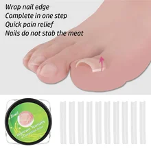 

12Pcs/Set Ingrown Toe Nail Correction Sticker Patch Paronychia Correction File Wire Corrector Foot Care Treatment Tool