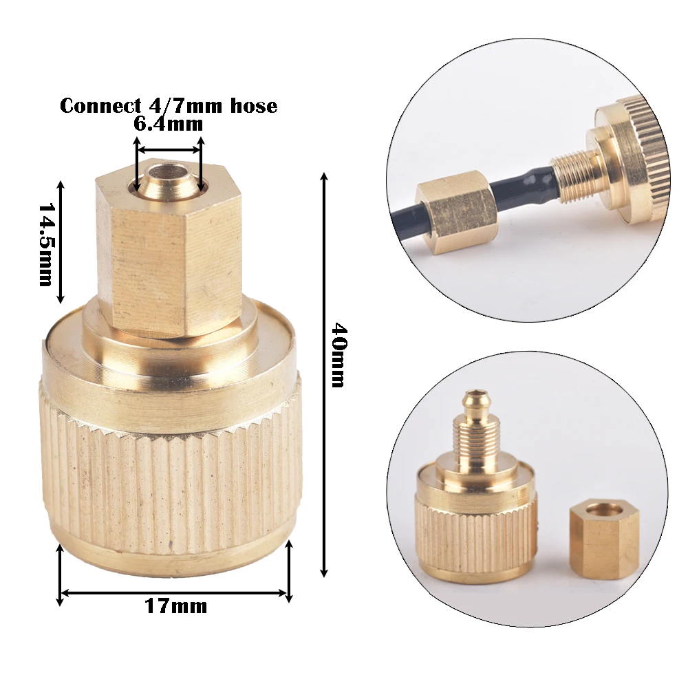 Pure Brass Faucets Standard Connector Washing Machine Gun Quick Connect Fitting Pipe Connections 1/2 "3/4" 16mm 4/7mm Hose 