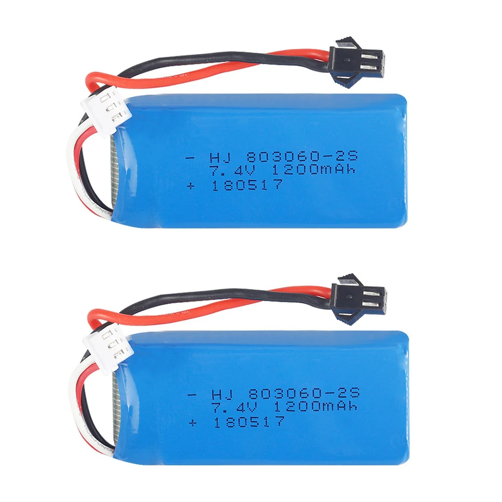 Аккумуляторная батарея Lipo 7 4 в 1200 мАч с разъемом SM для H26 H26C H26W H26D H26HW RC игрушки