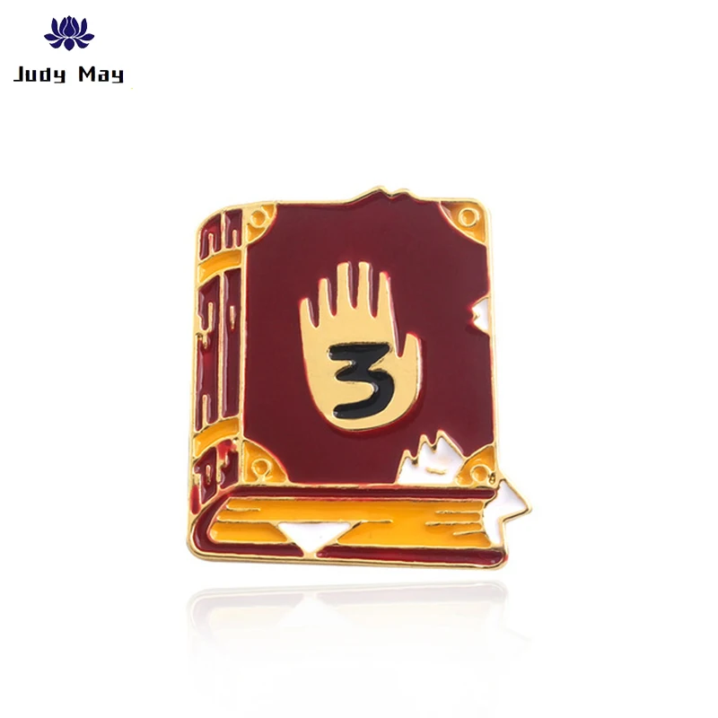 

Journal 3 Brooches Pins Dipper Diepsloot Diary Book Pendant Badges Brooches for Women Kids Jewelry Cute Gift