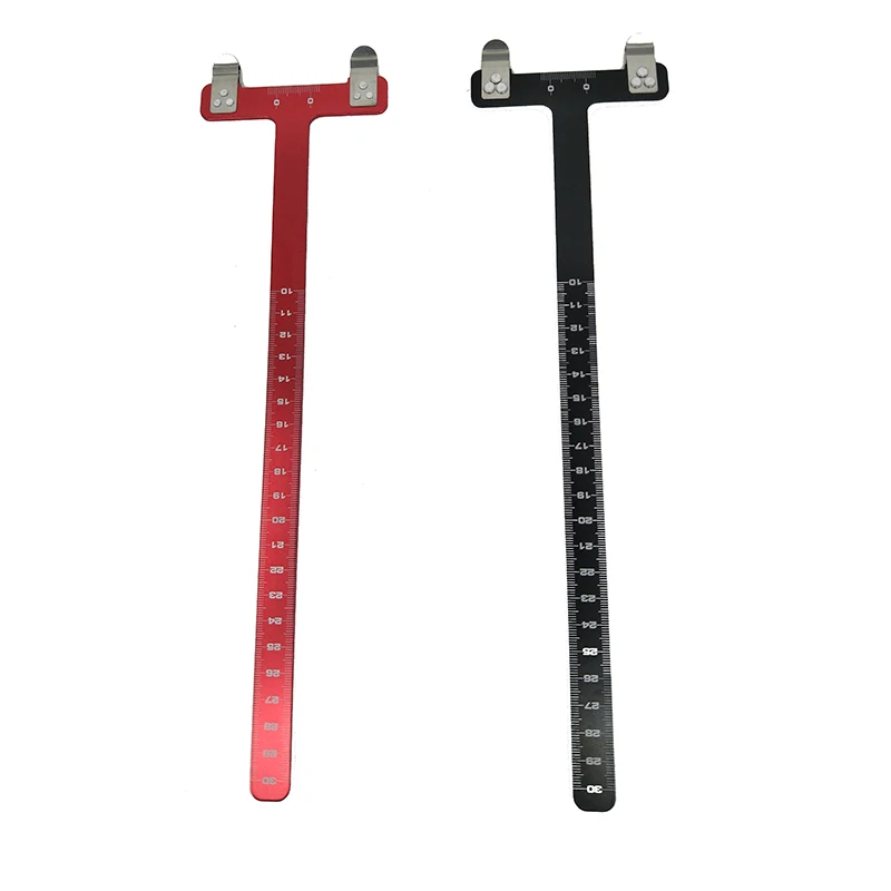1X Red Bow Square Archery Ruler T Shape Compound Bow Recurve Bows Measurement 