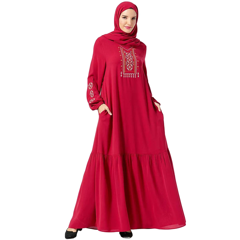 Дубай, женское мусульманское макси платье, исламское Абая, вышивка, кафтан, коктейльные платья, винтажное этническое турецкое ДРАПИРОВАННОЕ дизайнерское платье, платье