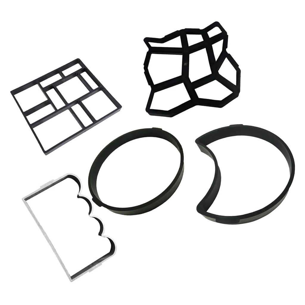 DIY Stepping Stone Block Pavement Buildings Cement Paver Path Maker Mold Garden Paving Mould DIY Path Maker DIY Stepping Stone Block Pavement Buildings Cement Paver Path Maker Mold Garden Paving Mould DIY Path Maker