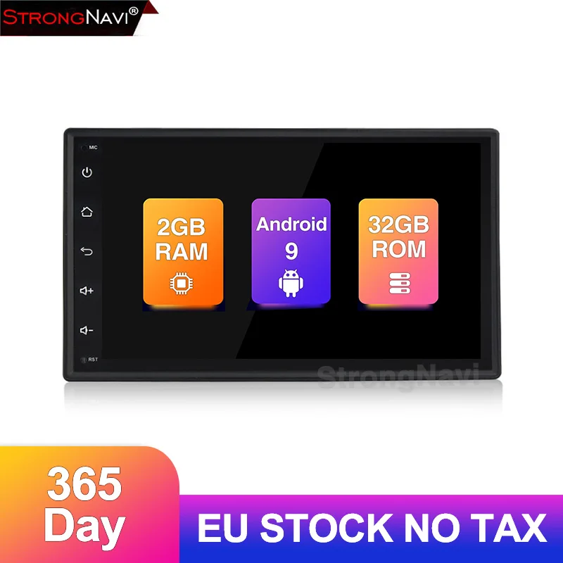 Android 8 1 2din Автомагнитола 7 ''сенсорный gps мультимедийный плеер для Nissan TOYOTA Kia RAV4