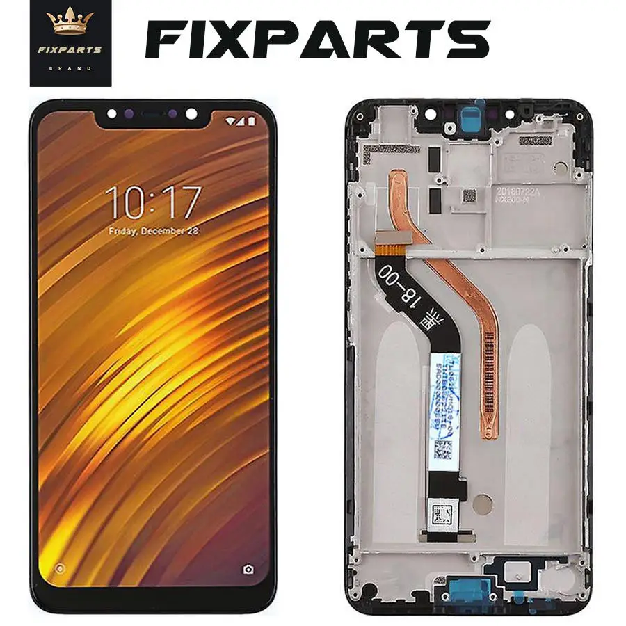 6,1" Xiao mi Poco F1 lcd Xiaomi mi Pocophone F1 lcd дисплей кодирующий преобразователь сенсорного экрана в сборе Замена Xiao mi F1 lcd