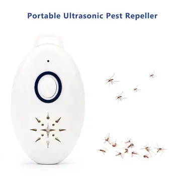 

Portable Ultrasonic Pest Repeller Automatic Scanning Mosquito Mouse Mites Spider Dispel Control Rodent Wide Coverage Defender