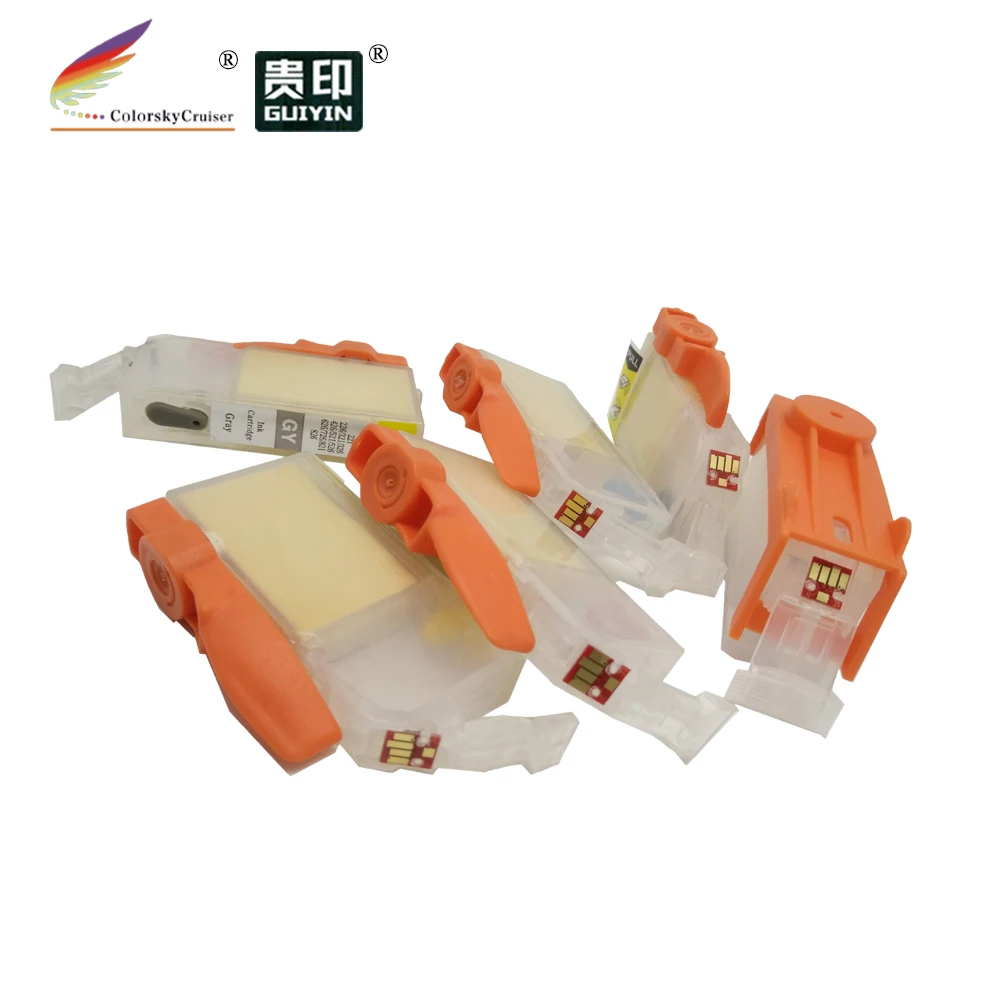 RCC725-6) refillable ink cartridge for Canon PGI725 CLI726 pgi-725 cli-726 pgi PG 725 PG725 PIXMA MG8170 MG6170 KKCMYGY