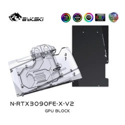 Bykski – bloc de refroidissement d'eau pour carte graphique NVIDIA RTX3090, édition fondante, VGA Cooler A RGB/RGB N RTX3090FE X V2 
