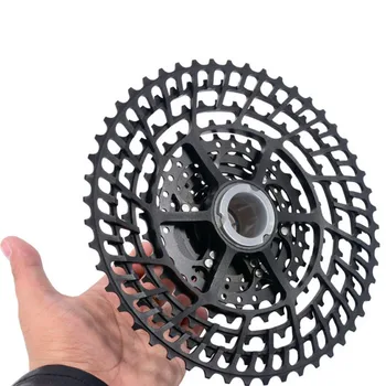 

11-speed 50T Wide-tooth Ratio Mountain Flywheel Large-tooth Ratio Freewheel CNC Aluminum Alloy Integrated MTB Road Bicycle Part