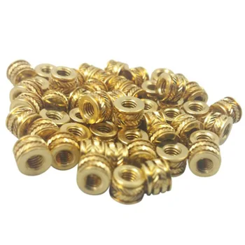 

GTBL Threaded Heat,M3 m M3-0.5 Brass Threaded Metal Heat Set Screw Inserts for 3D Printing(50 Pcs)