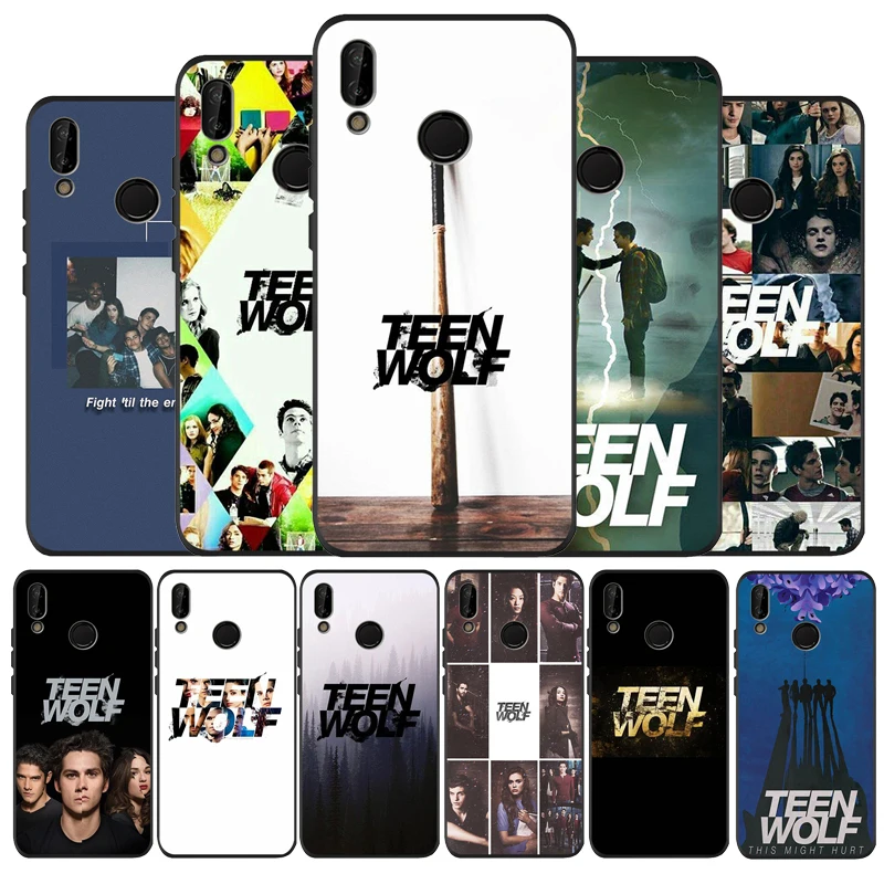 TEEN WOLF black Silicone soft Phone Case For Huawei P40 P30 P20 P10 P9 Lite Pro 2019 P smart 2 Back cover Shell | Мобильные телефоны