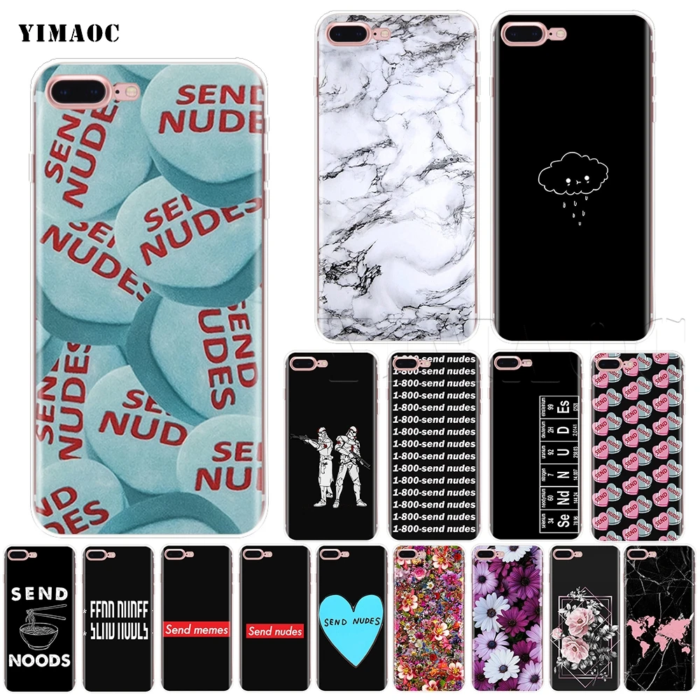 YIMAOC отправляем Nudes Мягкий силиконовый чехол для iPhone 11 Pro XS Max XR X 8 7 6 6S Plus 5 5s se |