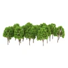 Lots 20 Plastic 1/160 N Scale Tree Model for Parking Building Railway Accs 3
