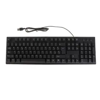 

Spanish/English Silent Keyboard Waterproof Office Keyboard for Windows Computer