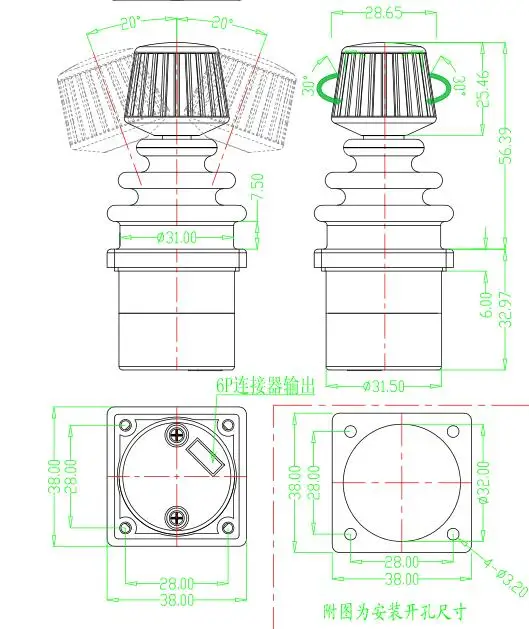 2x Two-Color LED Chip H1 H4 Hi/Low HB2 H7 H8 H11