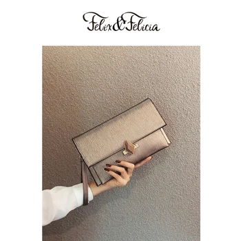 

FELIX & FELICIA fashion shoulder bags for women 2019 woman pu leather handbag luxury handbags designer clutch evening mini bag