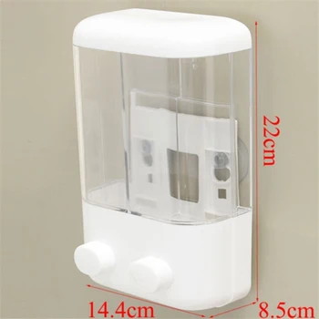 

Shampoo Liquid Dispenser 500ml 1000ml Home Bath Hanging Liquid Soap Container Wall Mounted Bathroom Shower Pump