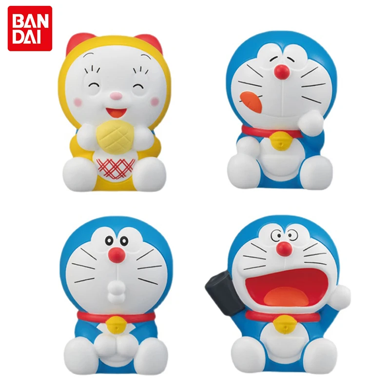 4Pcs Bandai Newest Doraemon Dorami Doll Decoration Part 6 Pvc Anime Toy