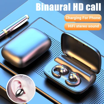 

S19 Bone Conduction TWS Bluetooth Earphones 5.0 Wireless Headphones Blutooth Earphone TWS Headset Bloototh Sports Earbuds For IP