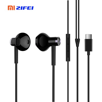

Xiaomi USB Type-C half In-ear Earphone Wired Control Hybrid Earphone with Mic For mobile phone