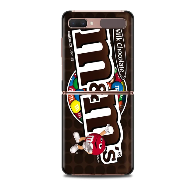 Phone Case For Samsung Galaxy Z Flip3 5G z flip 3 5G zFlip Cover Cellphone Shell Fundas M&M's Chocolate Nutella Bottle B03