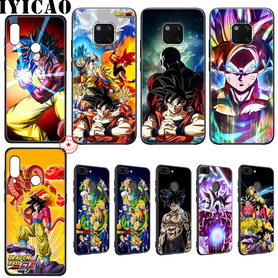 Мягкий силиконовый чехол Dragon Ball SSJ Goku для Huawei Nova Smart 5 5T 5i 4E 4 3i 3 2i 2 Lite Mate 30 20 10 Pro |