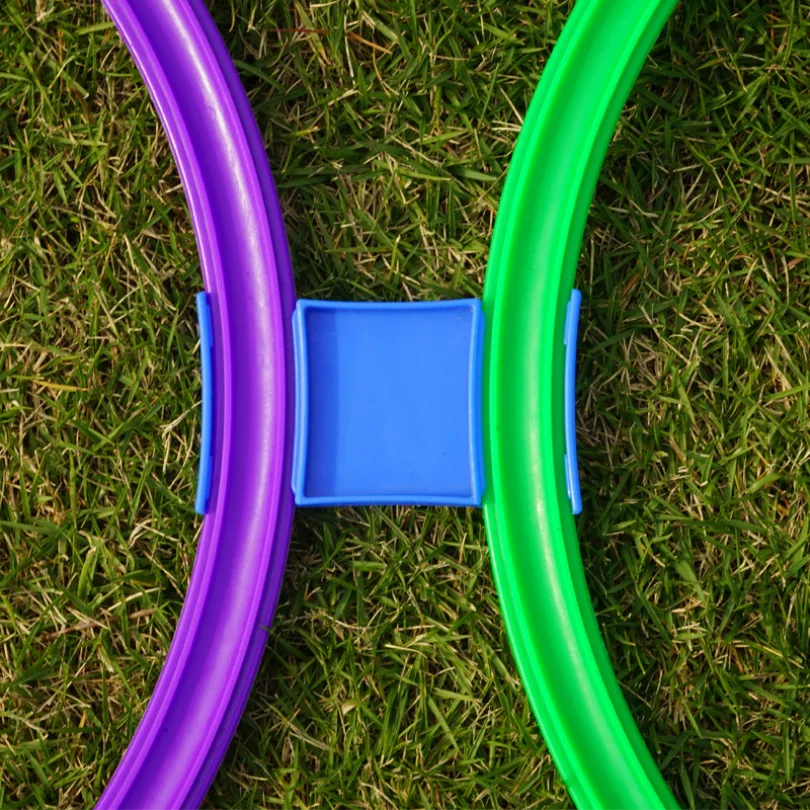 Kindergarten Teaching Aid Sport Toy Hopscotch Jump to the Grid Children Sensory Training Equipment Outdoor Fun Game Jumping Ring