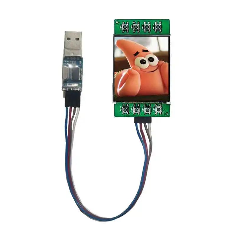 Raspberry Pi Pico 1 44 дюймовый ЖК-дисплей модуль UART ЖК-экран для SMT32/RPI/Arduino | Компьютеры и
