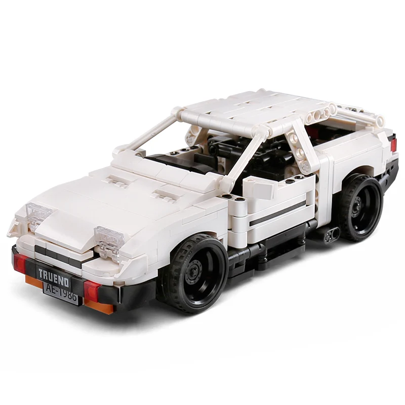 Оригинальный авторизация лего Technic Creator MOC Car Initial D Toyota AE86 мультипликационный