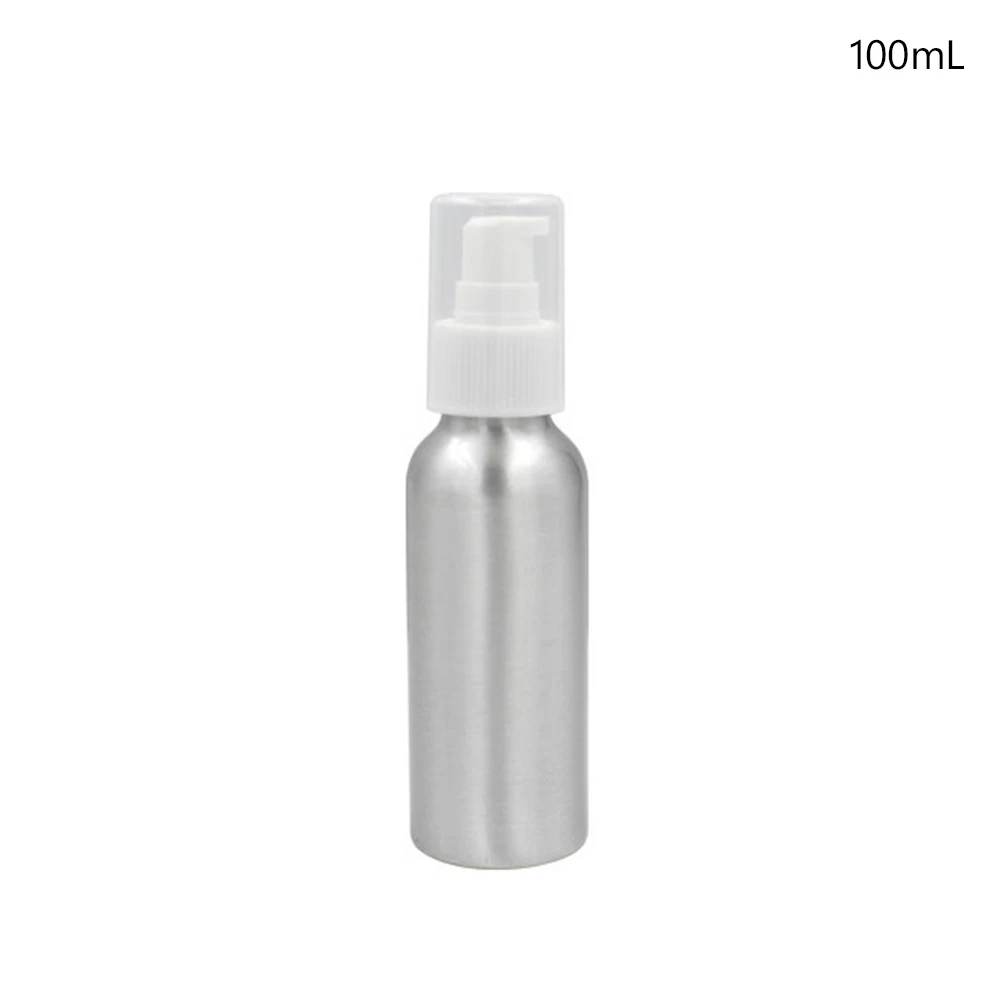 9CM 100ML 1 шт. алюминиевая пустая бутылочка с распылителем для эфирных масел, флаконы для распыления духов, многоразовый контейнер, распылитель мелкого тумана - Цвет: 9CM 100ML